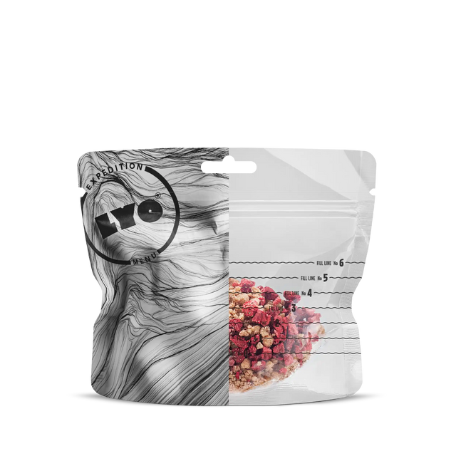 Crumble aux fraises et à la rhubarbe